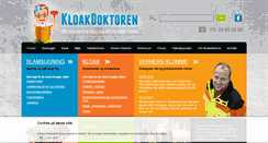 Desktop Screenshot of kloakdoktoren.dk