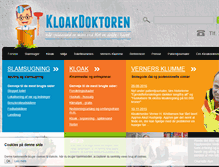 Tablet Screenshot of kloakdoktoren.dk